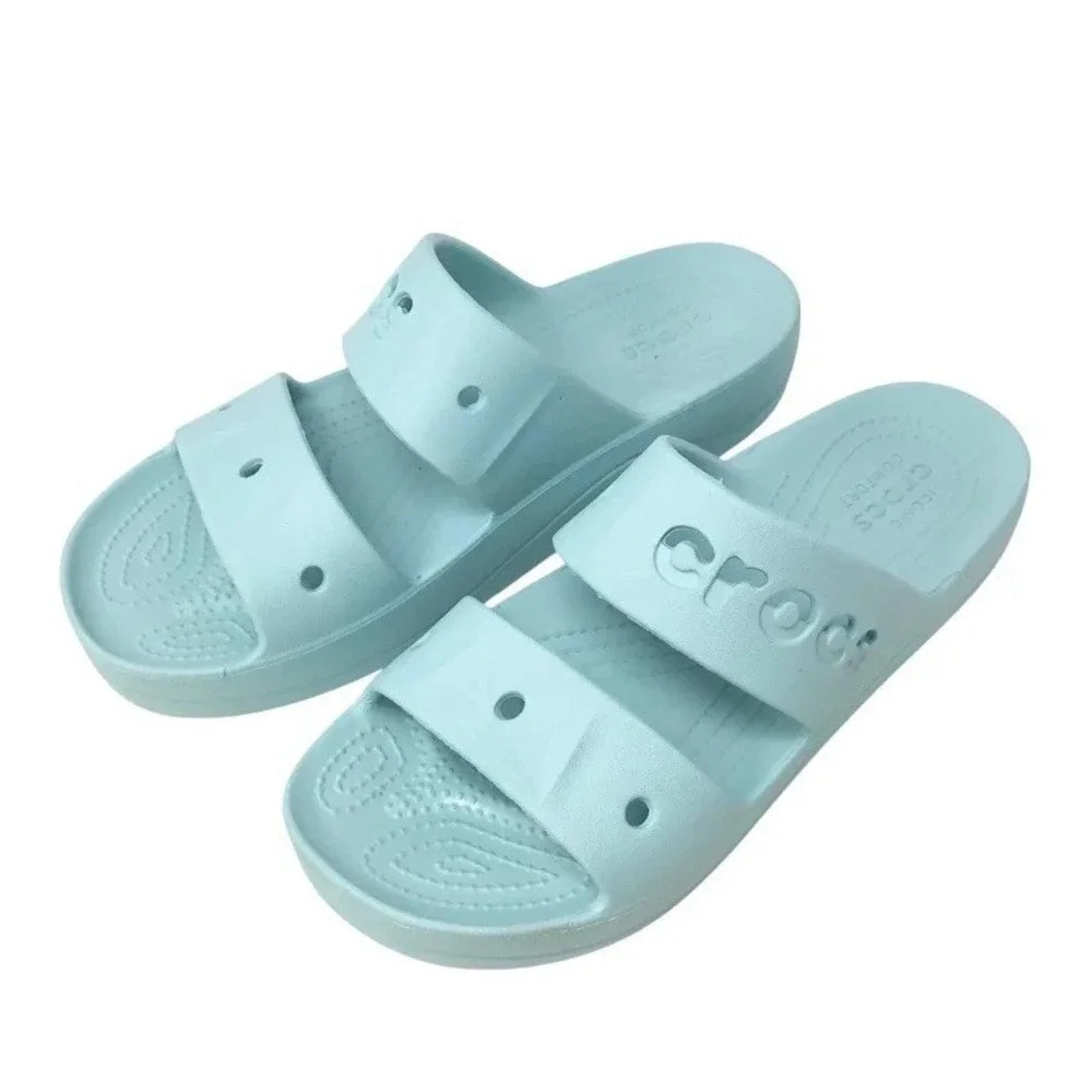 Crocs Baya Ocean blue Slide Sandals. Unisex. Size 12 Men. NWT still in bag